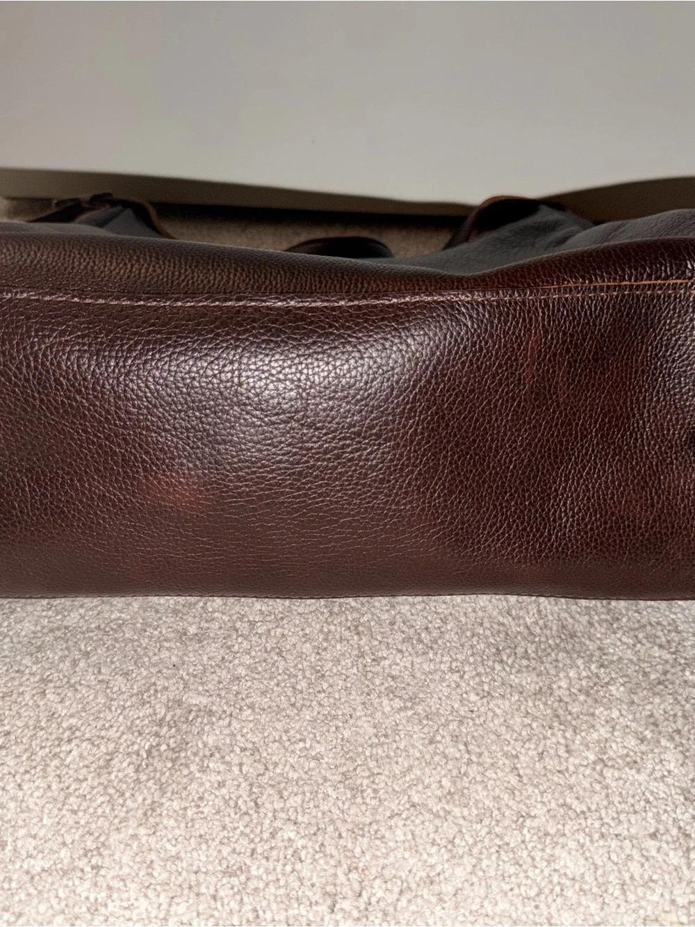 Portland leather….Leather Shoulder Hobo Bag in Dark Brown-espresso.